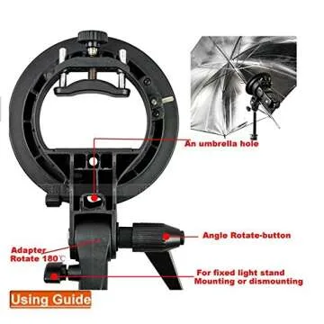 Godox S-type Speedlite Bracket for Quick Easy Flash Mounting