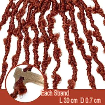 Glecurv 12 Inch Butterfly Locs - Easy, Stylish Extensions