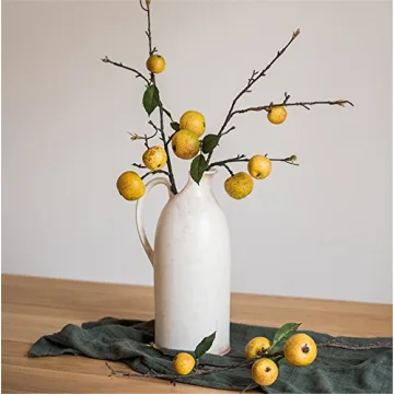 Zzooi Artificial Pear Tree Branches for Elegant Decor