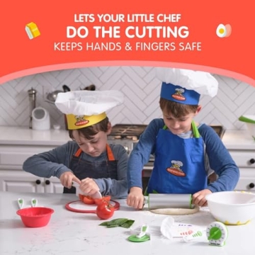 Curious Chef 3-Piece Knife Set for Kids - Safe Cooking Tools