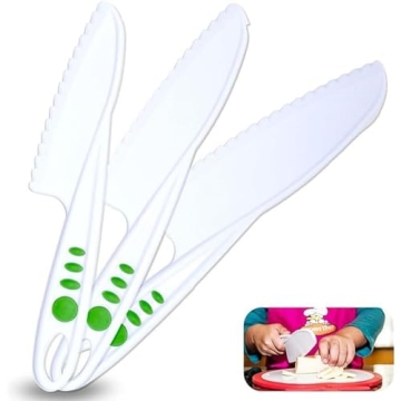 Curious Chef 3-Piece Knife Set for Kids - Safe Cooking Tools