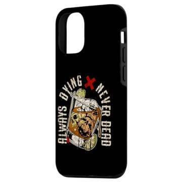 Always Dying Skull Whiskey Glass Case