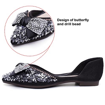 Rhinestone Wedding Flats for Women – Stylish Comfort Shoes