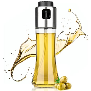 mafiti Oil Dispenser Bottle 180ml/6Oz Olive Oil Dispenser Sprayer for Cooking Air fryer BBQ Grilling...