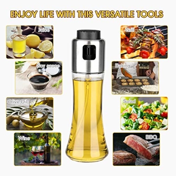 mafiti Oil Dispenser 180ml/6Oz for Healthy Cooking & Grilling
