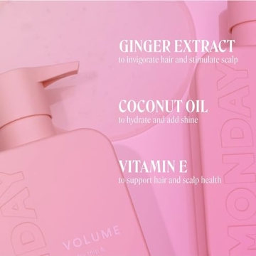 MONDAY HAIRCARE Volume Shampoo and Conditioner Set for Thin Hair
