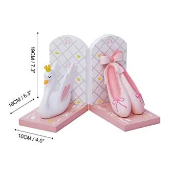 Fantasy Fields Swan Lake Ballerina Bookends for Kids