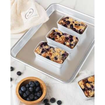 The Silicone Kitchen Reusable Silicone Bento Baking Cups, Non-Toxic, BPA Free, Dishwasher Safe Bento Box Accessories Lunch Box Dividers, Square and Rectangle, 24 Pack, Pink, Blue, Gray