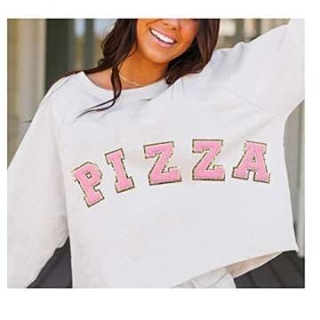 Stylish 26Pcs A-Z Iron On Letter Patches - Pink Decorative Appliques