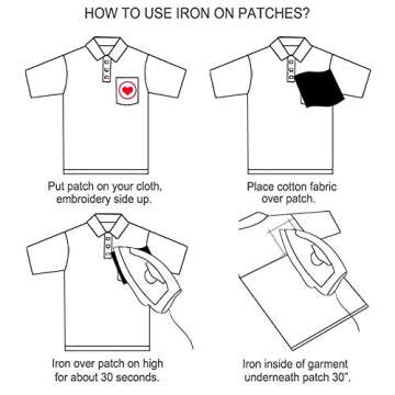 Stylish 26Pcs A-Z Iron On Letter Patches - Pink Decorative Appliques