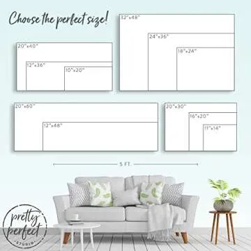 Pretty Perfect Studio Personalized Family Drive-In Theater Arrow Starlight Home Theatre Cinema Canvas Wall Art 20"x40"