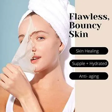 Mediheal Official [Korea's No 1 Sheet Mask] - 10 Pack N.M.F Intensive Hydrating Mask/Ultra Moisturizing & Soothing 100% Cotton Sheet Facial Mask, NMF & Hyaluronic Acid & Witch Hazel Contained