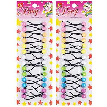 Beauty Town 28 Pcs Hair Ties for Children - Assorted Colors