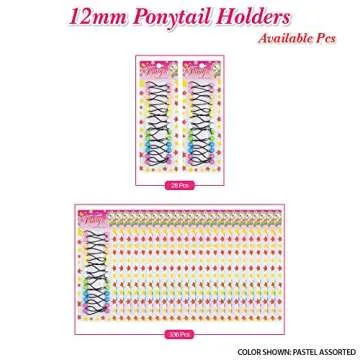 Beauty Town 28 Pcs Hair Ties for Children - Assorted Colors