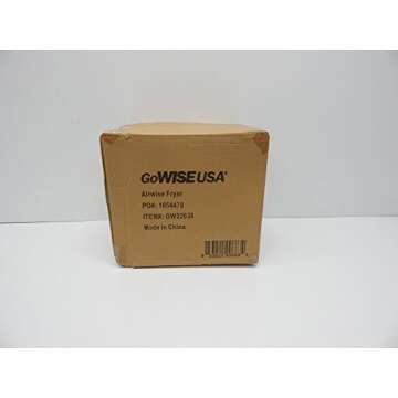 GoWISE USA 3.7 Quart Air Fryer with 8 Presets - Black