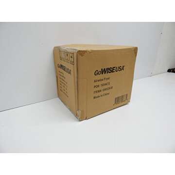 GoWISE USA 3.7 Quart Air Fryer with 8 Presets - Black