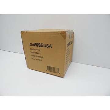 GoWISE USA 3.7 Quart Air Fryer with 8 Presets - Black