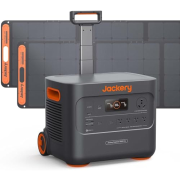Jackery Solar Generator 3000 PRO with Solar Panels