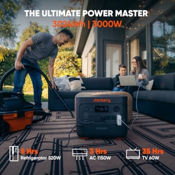 Jackery Solar Generator 3000 PRO with Solar Panels