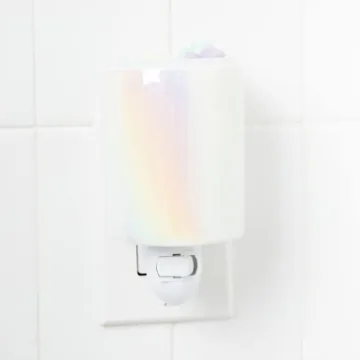 Happy Wax Iridescent Pink Outlet Warmer for Home Scents
