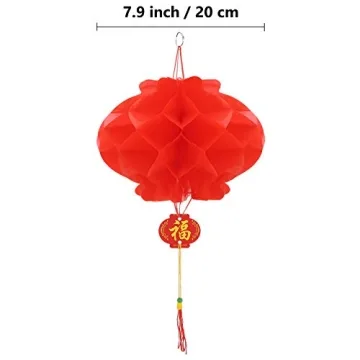 Buy Traditional Chinese New Year Lanterns Set - 10 Pcs