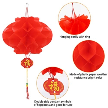 Buy Traditional Chinese New Year Lanterns Set - 10 Pcs
