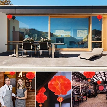 Buy Traditional Chinese New Year Lanterns Set - 10 Pcs