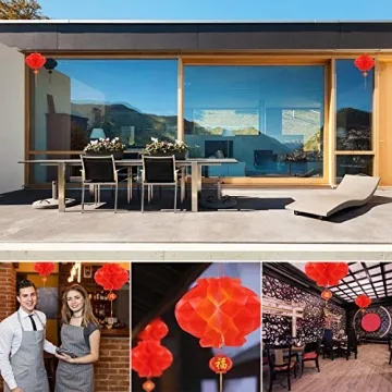 Buy Traditional Chinese New Year Lanterns Set - 10 Pcs