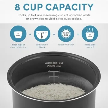 Aroma Rice Cooker ARC-994SB - Perfectly Cooked Rice Every Time