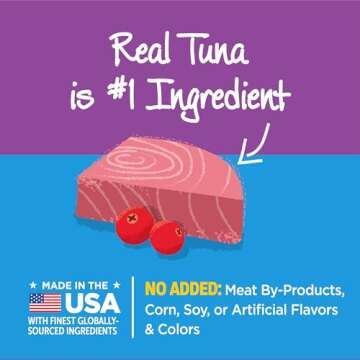 Wellness Kittles Crunchy Cat Treats with Tuna & Cranberries