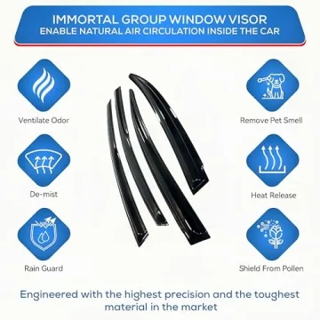 IG Window Visor for Hyundai Sonata - Durable Rain Guards