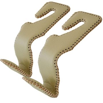 Universal Car Hooks: Microfiber Leather & Stainless Steel Hanger for Bags