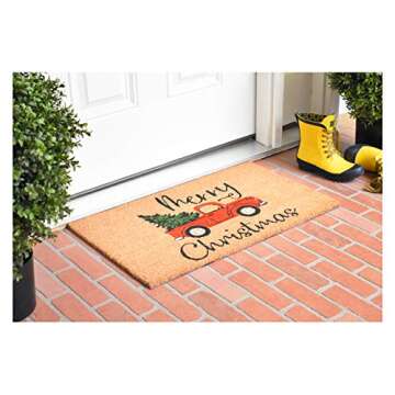 Calloway Mills AZ106331729 Christmas Fun Doormat, 17" x 29", Multicolor