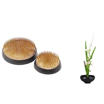 Flower Arrangement Holder Flower Frog Brass Pin Frog for Classroom Teaching, Home, Office (3.2 inch 1 pcs)