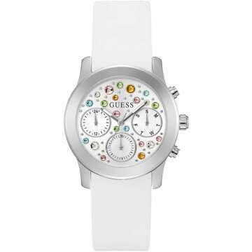 GUESS Ladies 38mm Silver Tone Watch