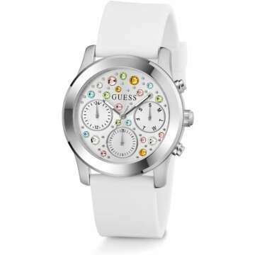 GUESS Ladies 38mm Silver Tone Watch