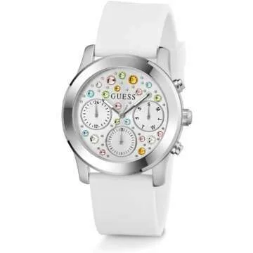 GUESS Ladies 38mm Silver Tone Watch