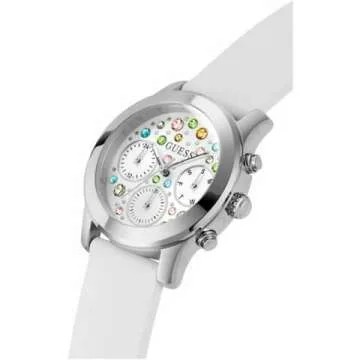 GUESS Ladies 38mm Silver Tone Watch