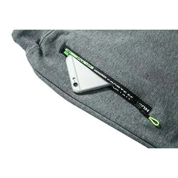 Tansozer Men's Casual Shorts Elastic Waist Comfy Workout Shorts Drawstring Summer Jogger Shorts with Zipper Pockets (Black, XXX-Large)