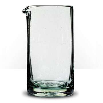 Piña Barware Handblown From Recycled Glass Cocktail Mixing Glass - 750mL / 26oz - Professional Bartending Commercial Glassware