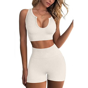 FAFOFA Yoga Outfit for Women - Stylish Workout Set