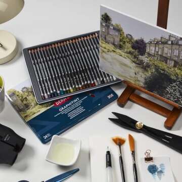 Derwent Graphitint Pencils Set of 24 for Creative Artists