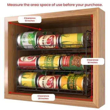 Utopia Kitchen Can Organizer - Holds 36 Cans for Easy Access