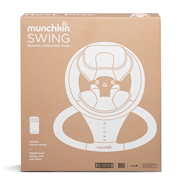 Munchkin Bluetooth Baby Swing - Lightweight & Portable