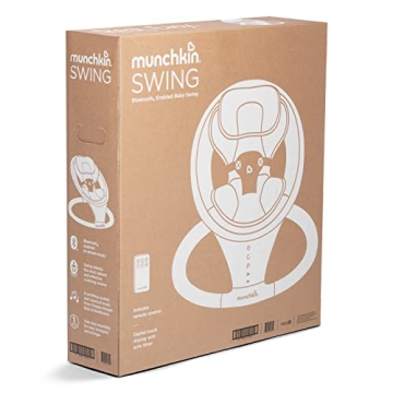 Munchkin Bluetooth Baby Swing - Lightweight & Portable