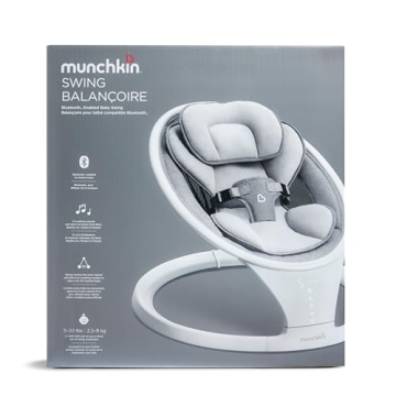 Munchkin Bluetooth Baby Swing - Lightweight & Portable