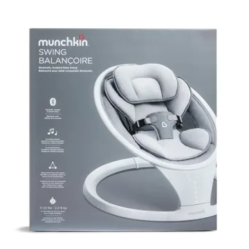 Munchkin Bluetooth Baby Swing - Lightweight & Portable