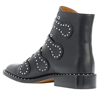 Stylish Arqa Studded Ankle Boots for Women - Low Heel Comfort