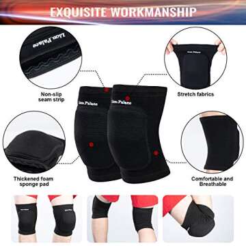 Lion Palace Volleyball Knee Pads - Soft & Breathable Protection