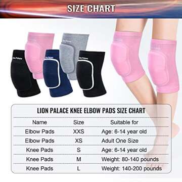 Lion Palace Volleyball Knee Pads - Soft & Breathable Protection